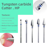 Tungsten Carbide Bur Medium Plain 2.35mm 1pc/box
