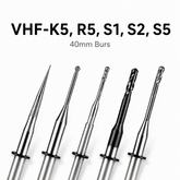 VHF K5 zirconia milling bur