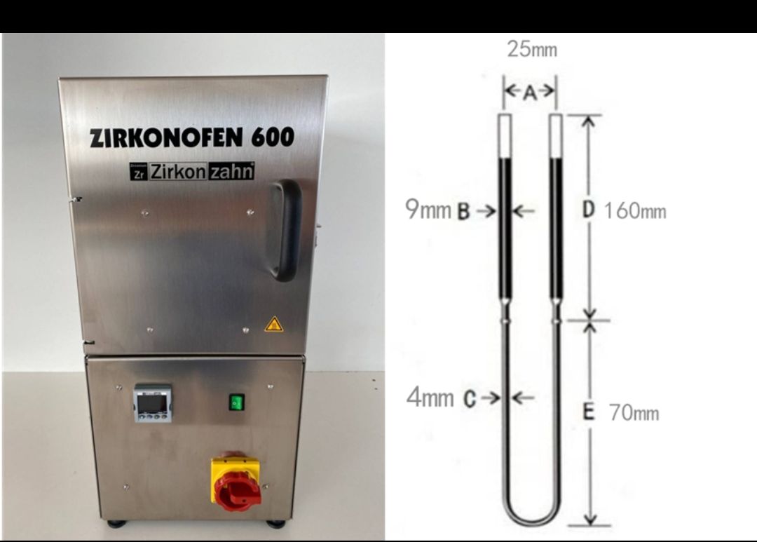 Mosi2 Heating Element Resistance Compatible Ivoclar Zirkonzahn