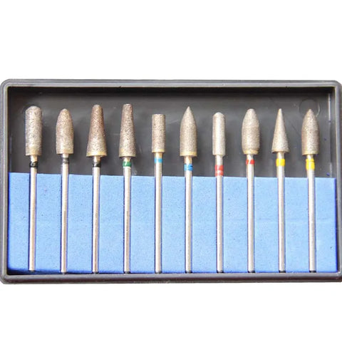 10 Pcs/kit Hot Fully-Sintered burs