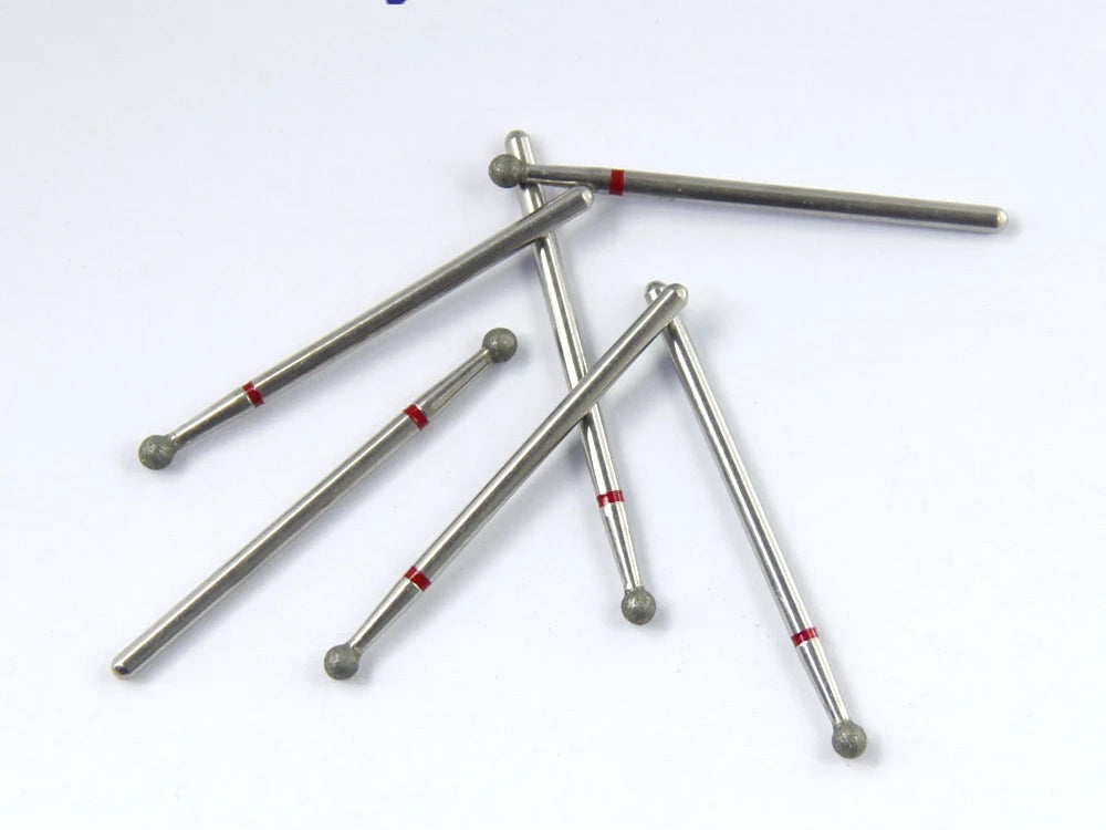 10pcs/set 2.35mm Shank Electroplated HP bur