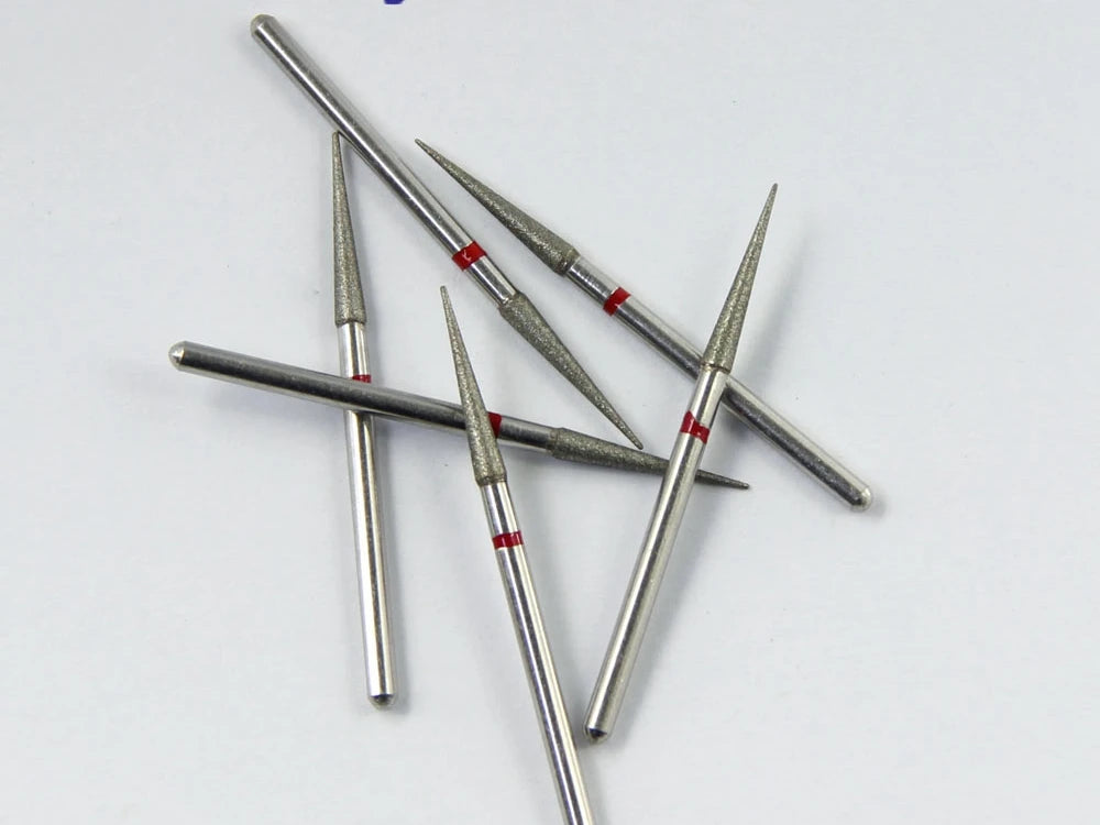 10pcs/set 2.35mm Shank Electroplated HP bur