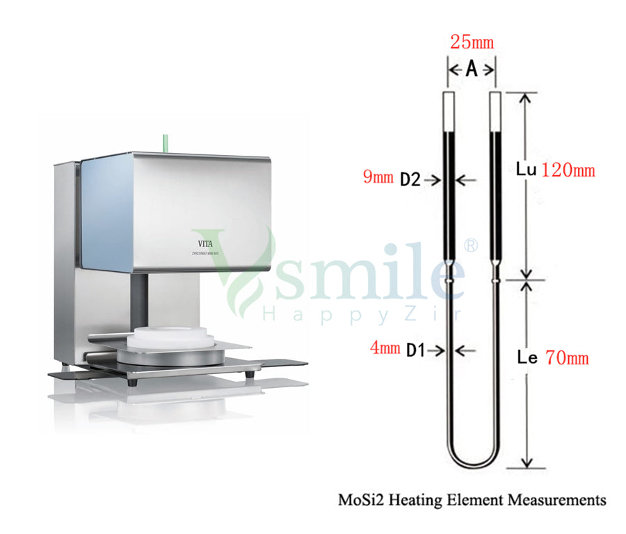 Mosi2 Heating Element Resistance Compatible Ivoclar Zirkonzahn