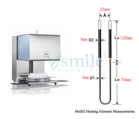 Mosi2 Heating Element Resistance Compatible Ivoclar Zirkonzahn