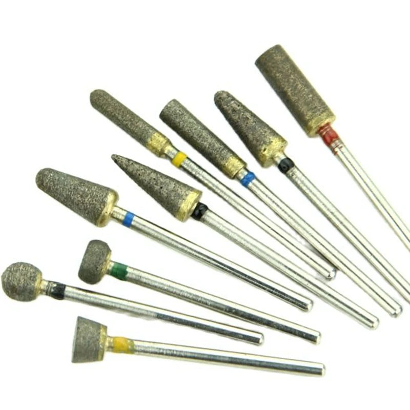 10pcs/set Coarse Fully Sintered Diamond Bur