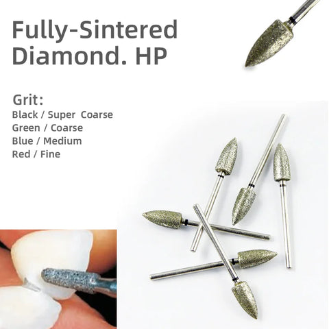 10pcs /set Carbide and diamond  HP bur