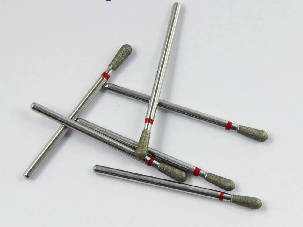 10pcs/set Dental Instrument Fine Grit Electroplated HP bur