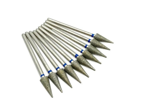 10pcs/set 140/170 Meshes HP bur Medium Blue
