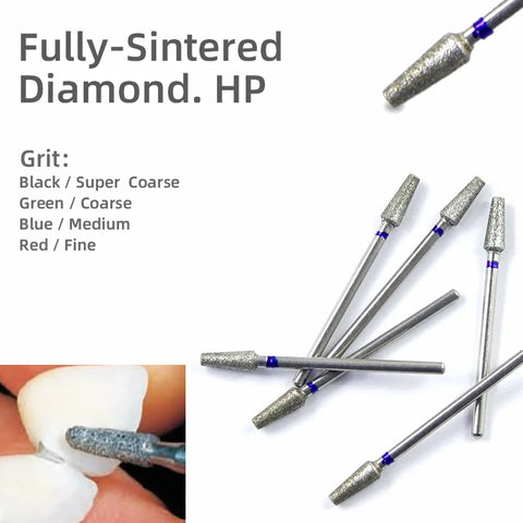 10pcs/set 140/170 Meshes HP bur Medium Blue