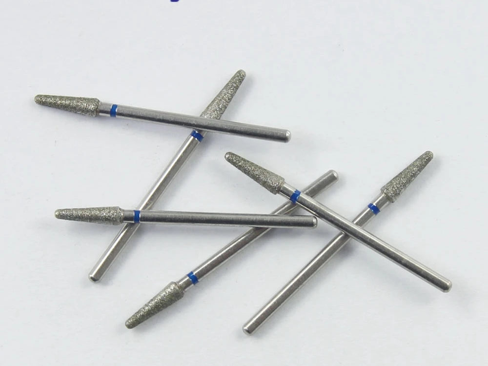 10pcs/set Shank 2.35mm Part Electroplated Diamond HP bur