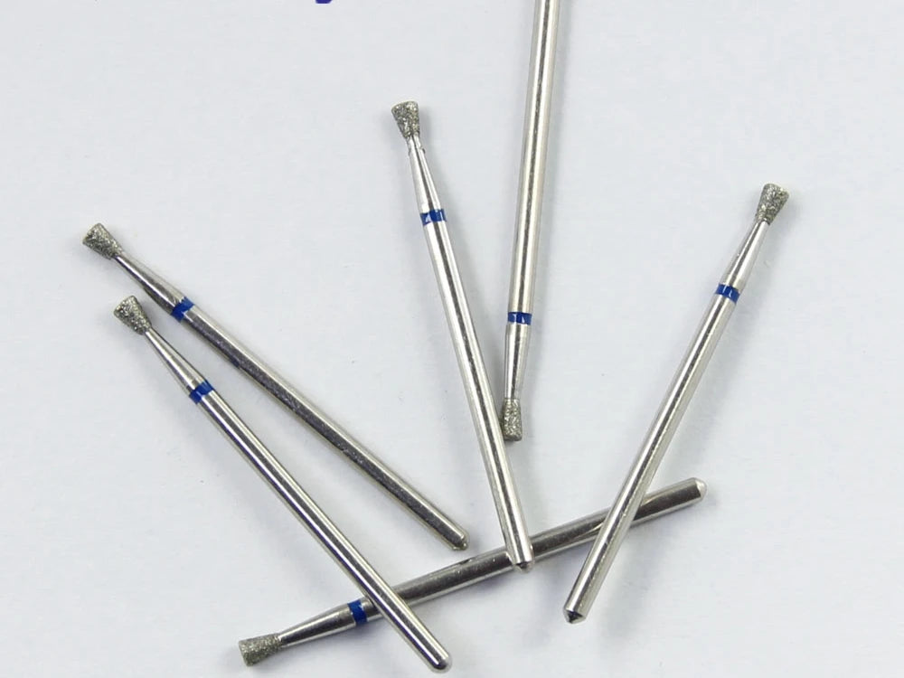 10pcs/set Shank 2.35mm Part Electroplated Diamond HP bur