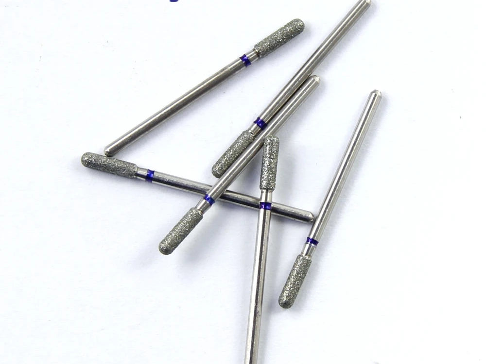 10pcs/set Shank 2.35mm Part Electroplated Diamond HP bur