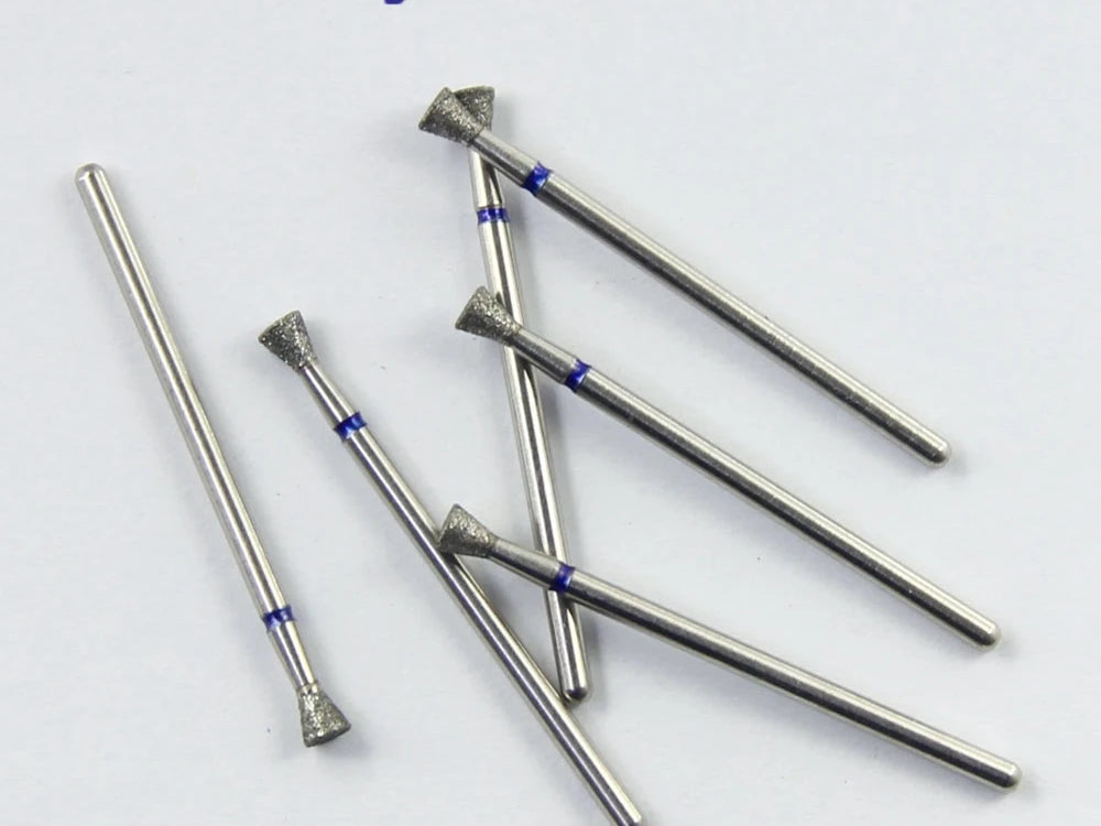 10pcs/set Shank 2.35mm Part Electroplated Diamond HP bur