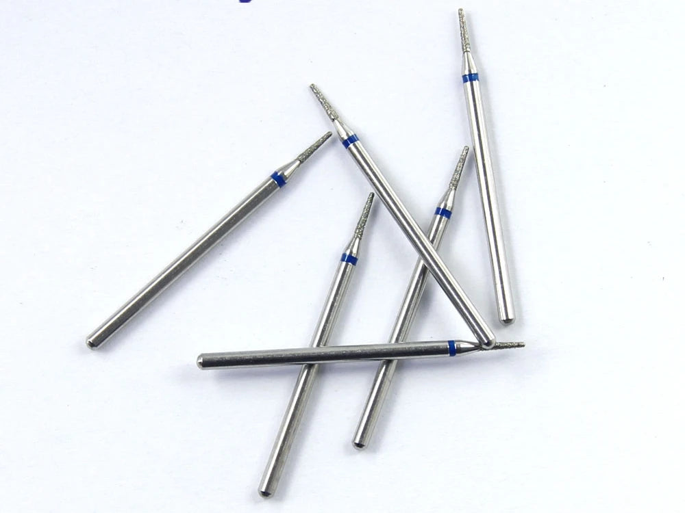 10pcs/set Shank 2.35mm Part Electroplated Diamond HP bur