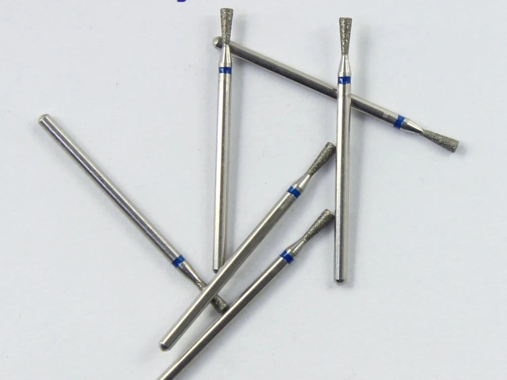 10pcs/set Shank 2.35mm Part Electroplated Diamond HP bur