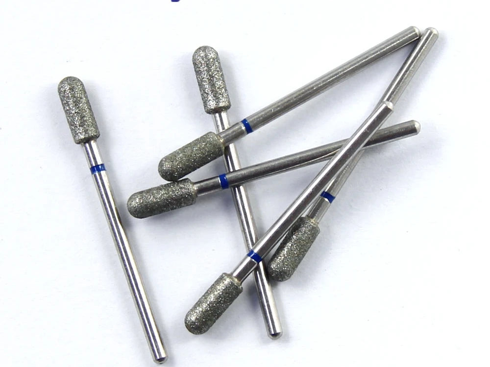 10pcs/set Shank 2.35mm Part Electroplated Diamond HP bur