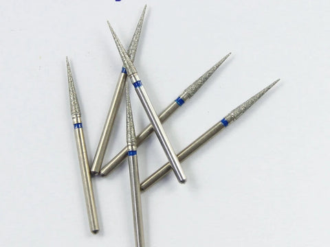 10pcs/set Shank 2.35mm Part Electroplated Diamond HP bur