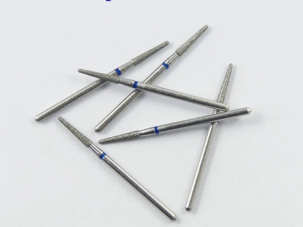 10pcs/set Shank 2.35mm Part Electroplated Diamond HP bur