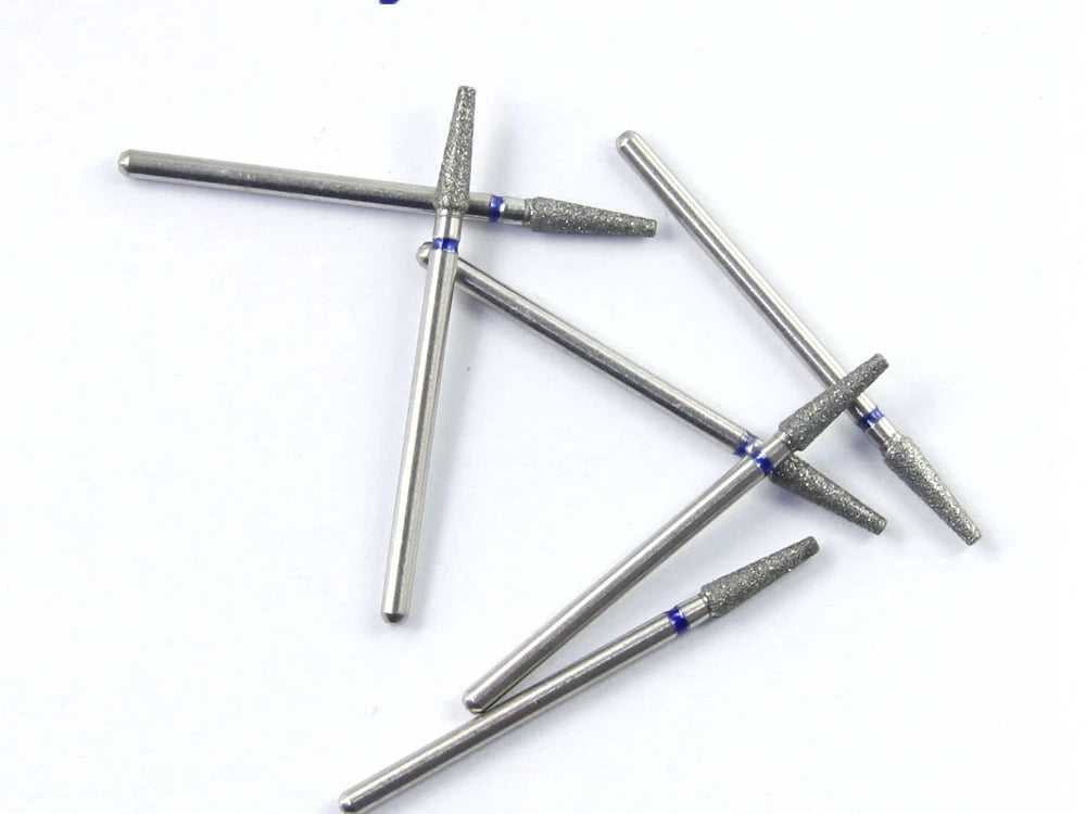 10pcs/set Shank 2.35mm Part Electroplated Diamond HP bur