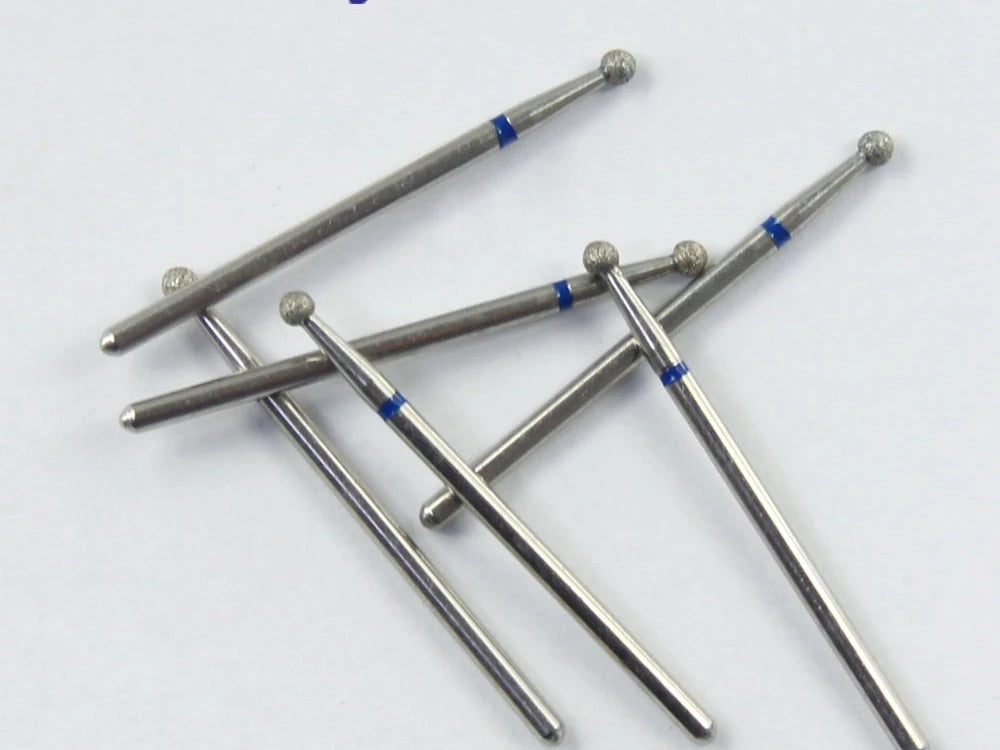 10pcs/set Shank 2.35mm Part Electroplated Diamond HP bur