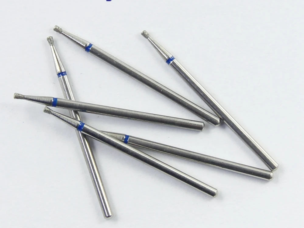 10pcs/set Shank 2.35mm Part Electroplated Diamond HP bur