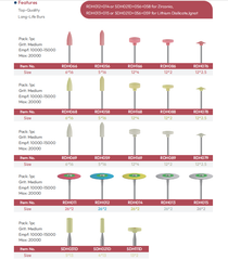 Dental Lab Rubber Diamond hand tools