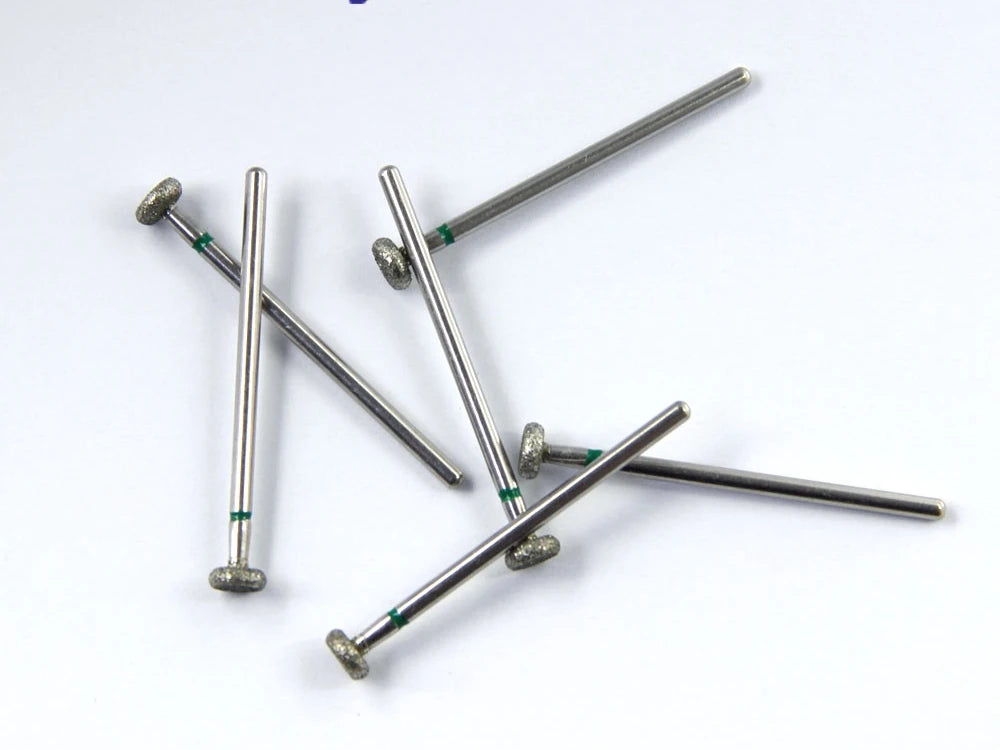 10pcs/set HP 100/120 Meshes Green Abrasive carbide bur