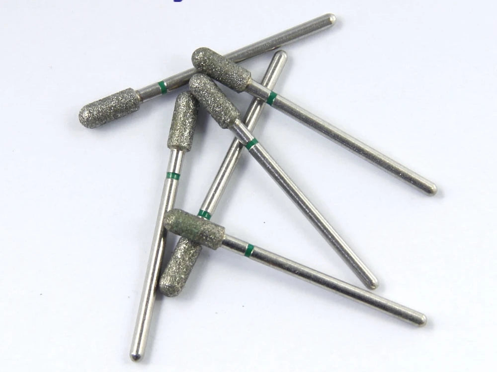 10pcs/set HP 100/120 Meshes Green Abrasive carbide bur