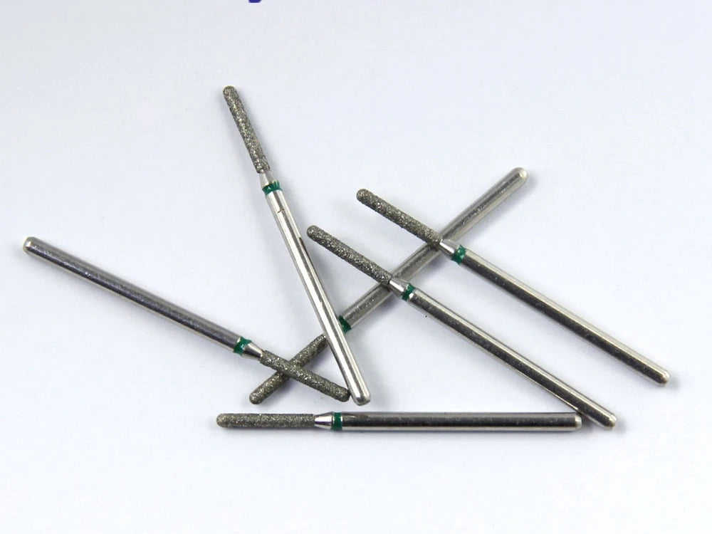 10pcs/set HP 100/120 Meshes Green Abrasive carbide bur