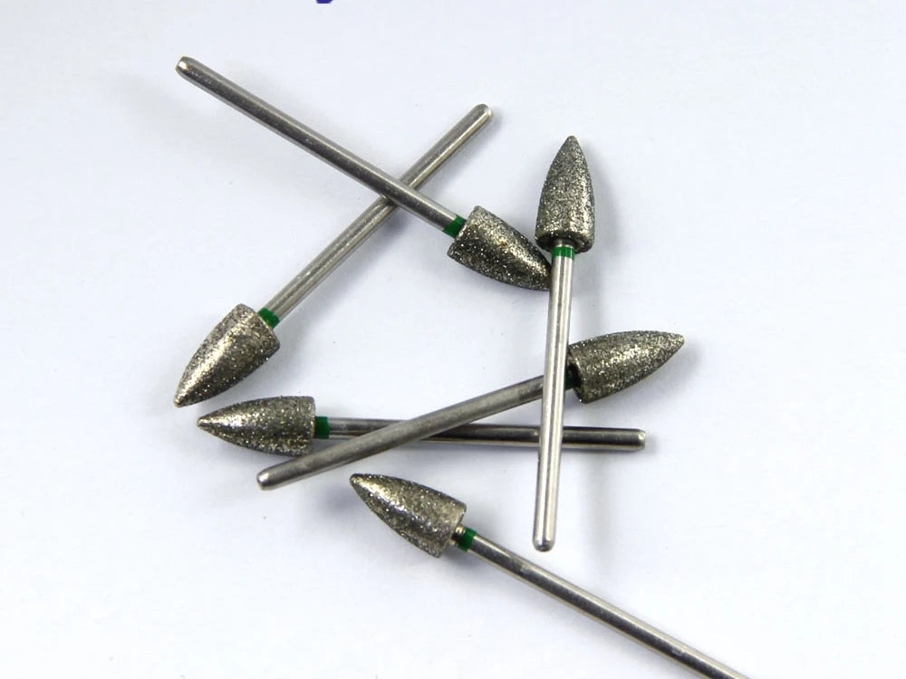 10pcs HP Coarse Green Rotary bur