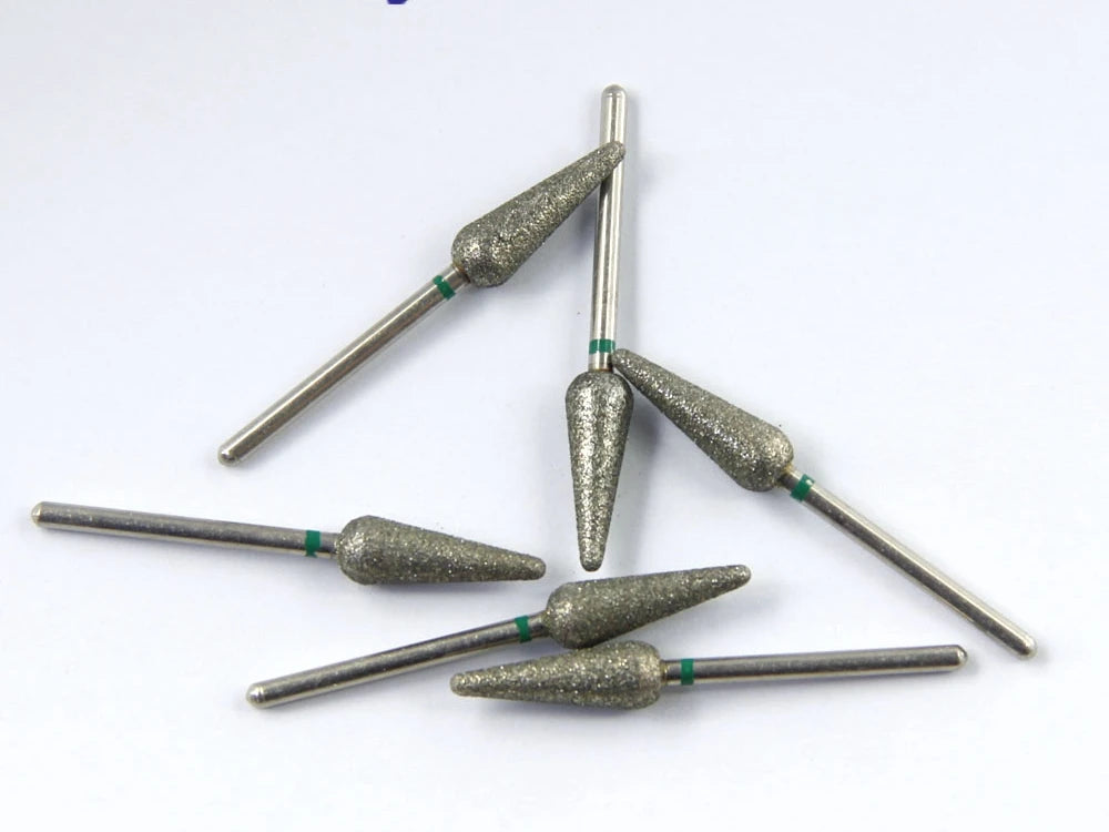 10pcs HP Coarse Green Rotary bur