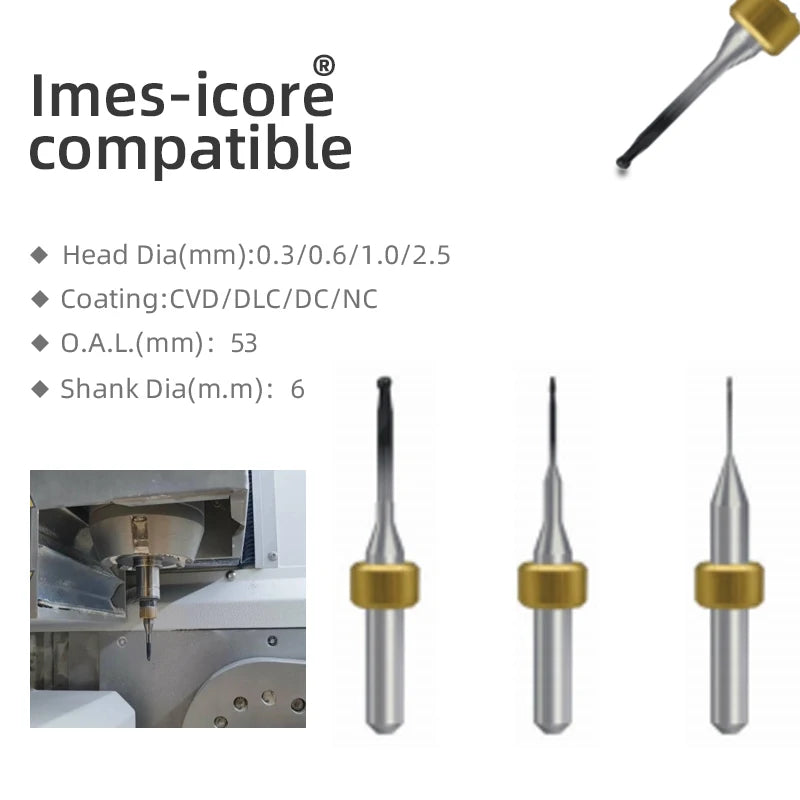 IMES ICORE CORITEC 350i 650i Milling Cutter