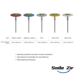 Dental Lab Rubber Diamond hand tools