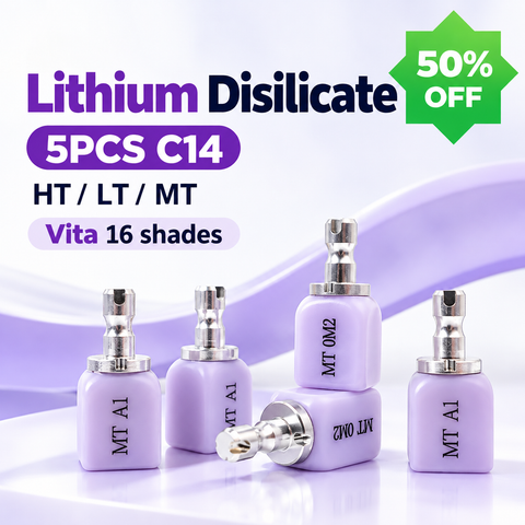 Dental C14 Lithium Dislicate Blocks,5pcs/box（Only for Nick)