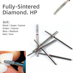 10pcs/set Diamond HP Finishing and Abrasive bur